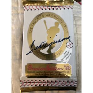 1993 Baseball -Ted Williams Card Co. Premier Edition Pack of 12 with 1 insert.